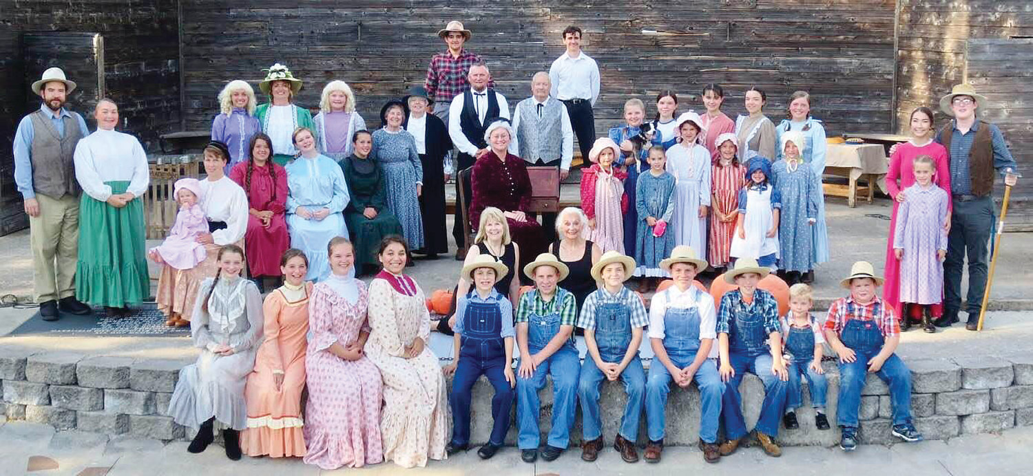 A previous cast for the Ozark Mountain Players in Mansfield.